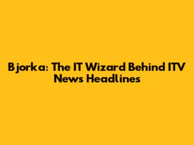 Bjorka: The IT Wizard Behind ITV News' Headlines