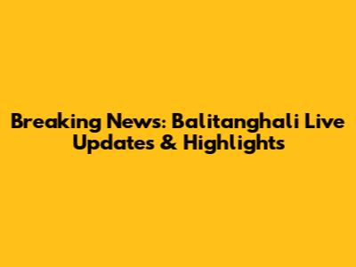 Breaking News: Balitanghali Live Updates & Highlights