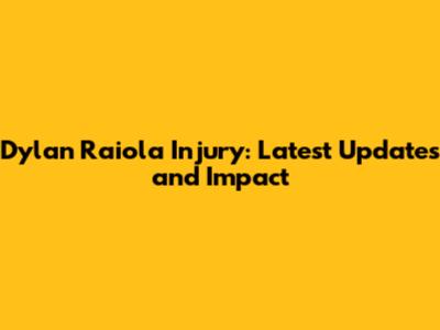 Dylan Raiola Injury: Latest Updates and Impact