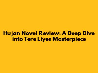 Hujan Novel Review: A Deep Dive into Tere Liye's Masterpiece