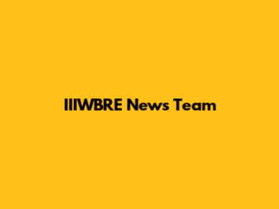 IIIWBRE News Team