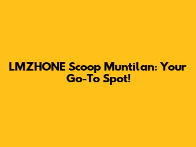LMZHONE Scoop Muntilan: Your Go-To Spot!
