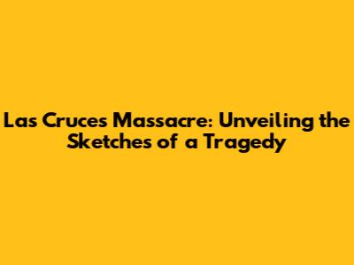 Las Cruces Massacre: Unveiling the Sketches of a Tragedy
