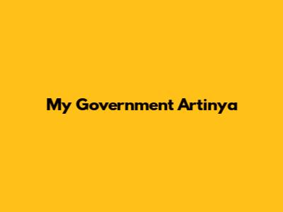 My Government Artinya