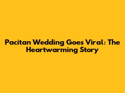 Pacitan Wedding Goes Viral: The Heartwarming Story
