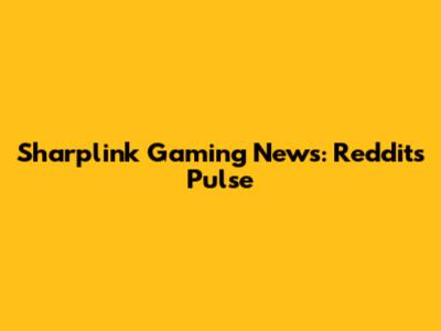 Sharplink Gaming News: Reddit's Pulse