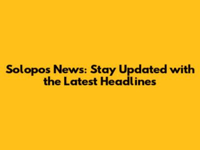 Solopos News: Stay Updated with the Latest Headlines
