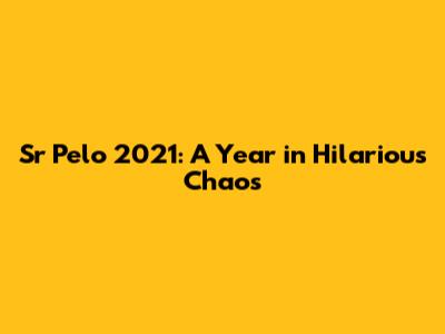 Sr Pelo 2021: A Year in Hilarious Chaos