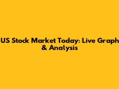 US Stock Market Today: Live Graph & Analysis